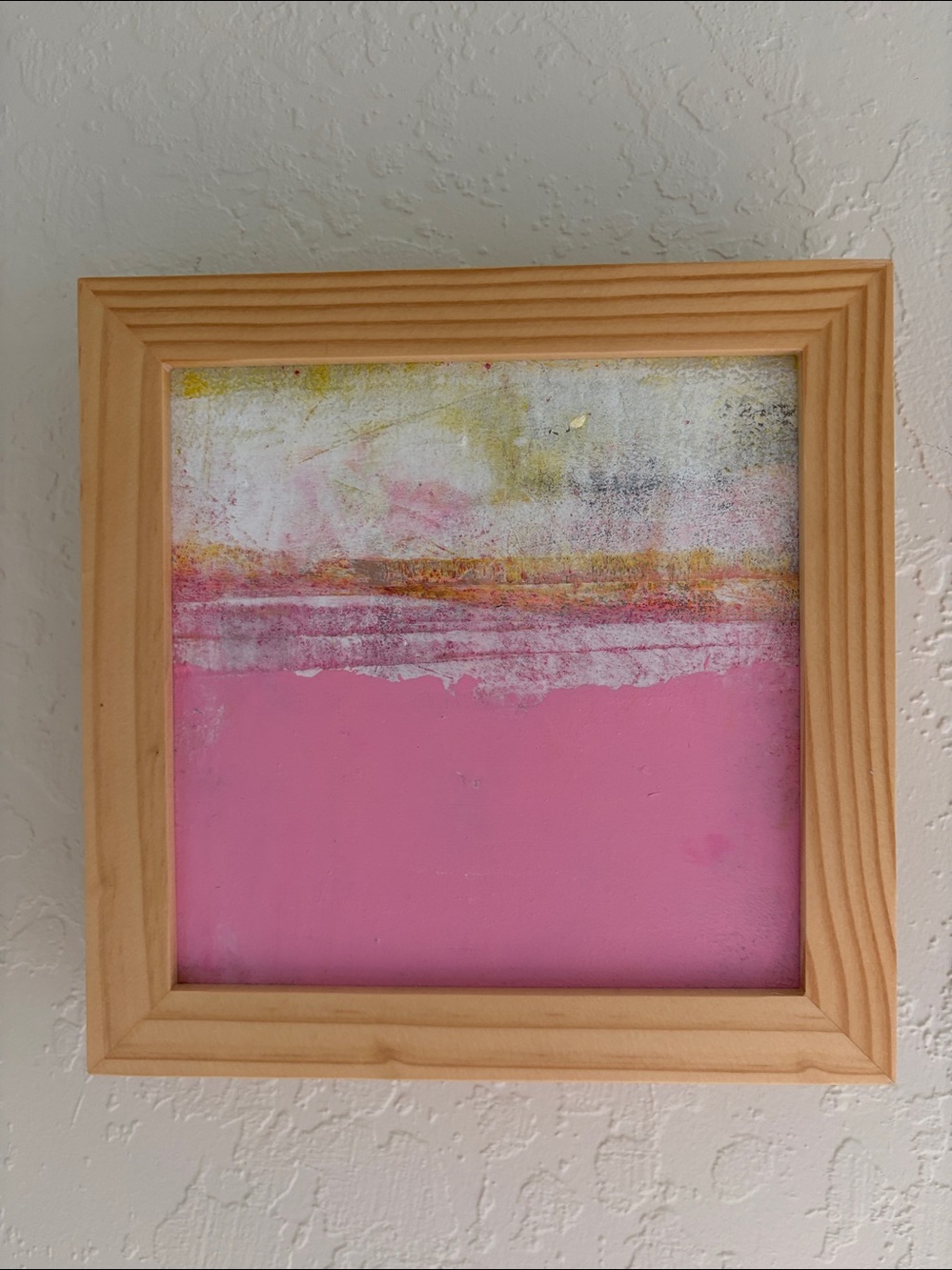Beautiful encaustic painting.
